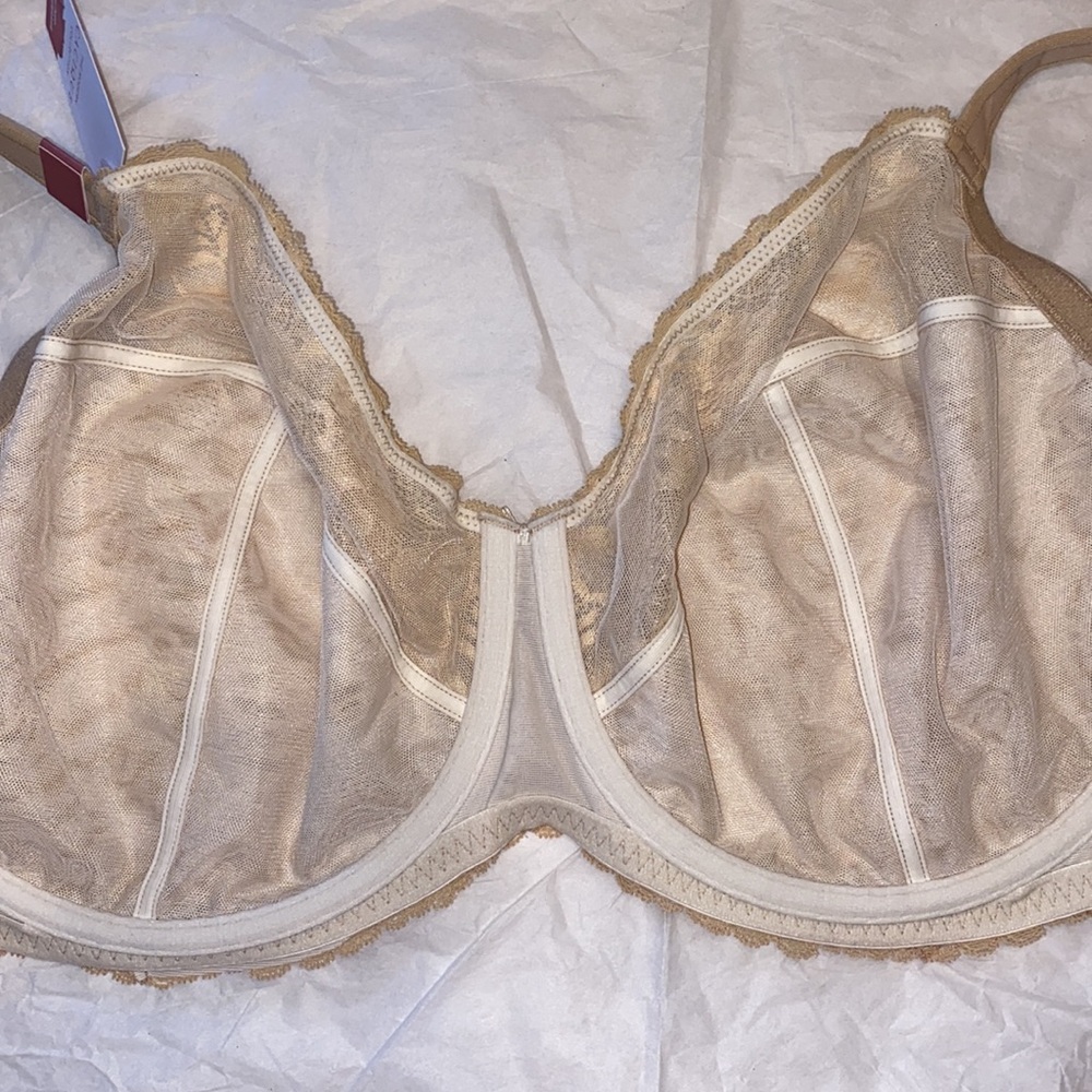 Nwt Lace Unlined Full Coverage Bra - image 6
